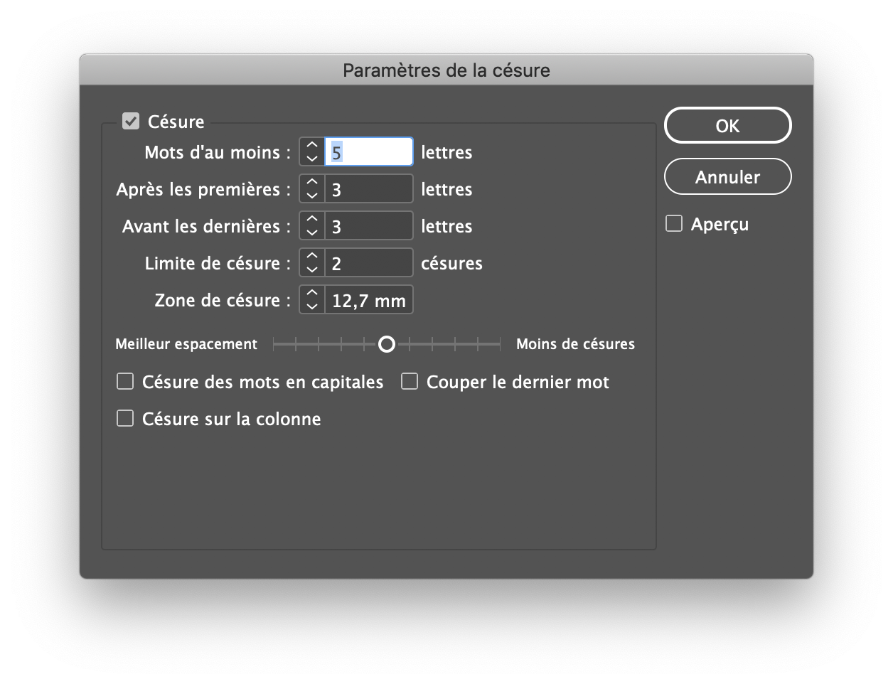 Comment gérer les césures dans un document InDesign ? - Le blog du
